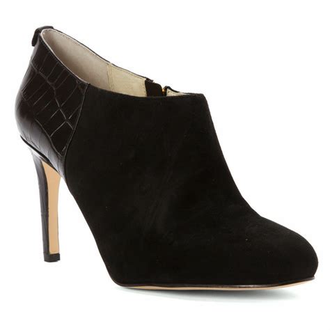 michael michael kors sammy leather ankle boot black|Leather & Suede Boots & Ankle Boots .